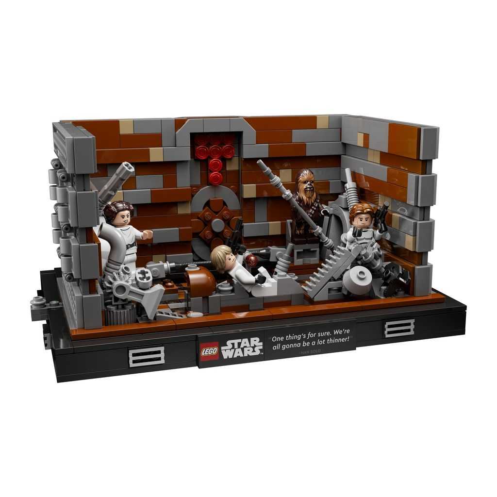 Star Wars Lego Diorama: Compactador de Basura de la Estrella de la Muerte Edades 18+ # 75339 Artículo 802 Piezas | XNQ-496278